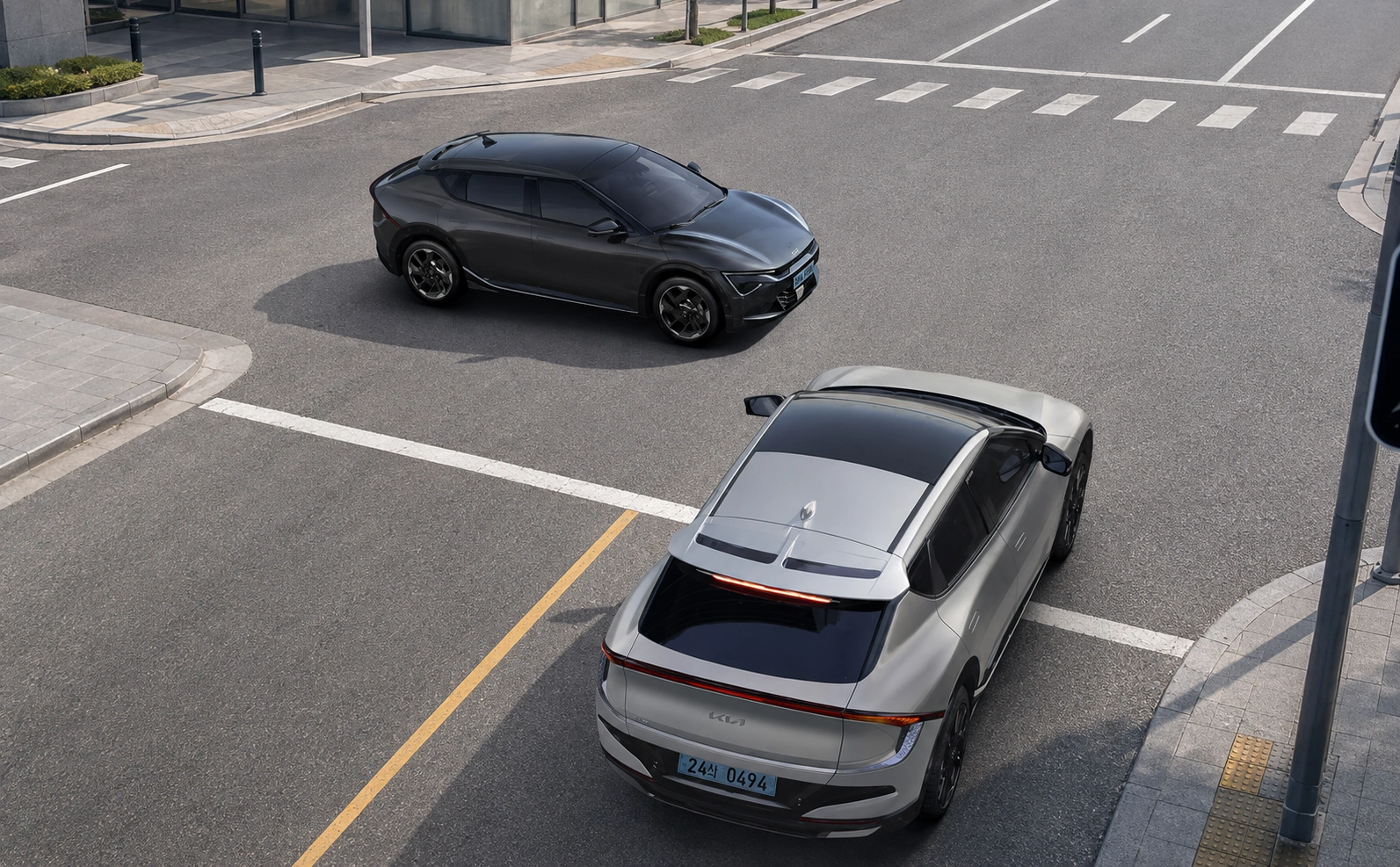 Kia EV6 Rear-cross Traffic Avoidance Assist