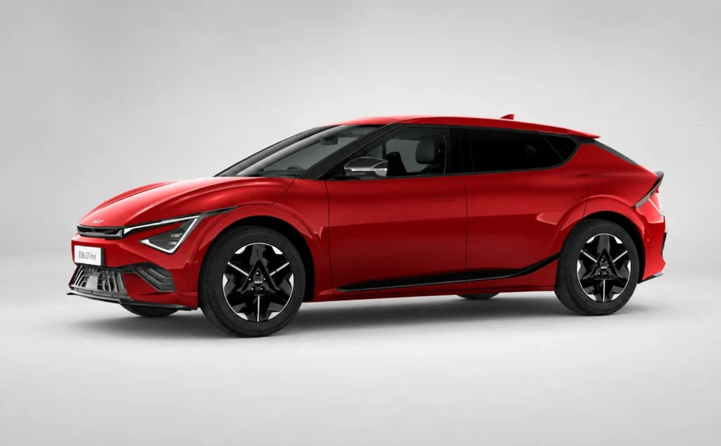 Kia EV6 red