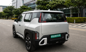 Kia Syros EV Spotted Back