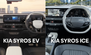 Kia Syros EV and ICE interior