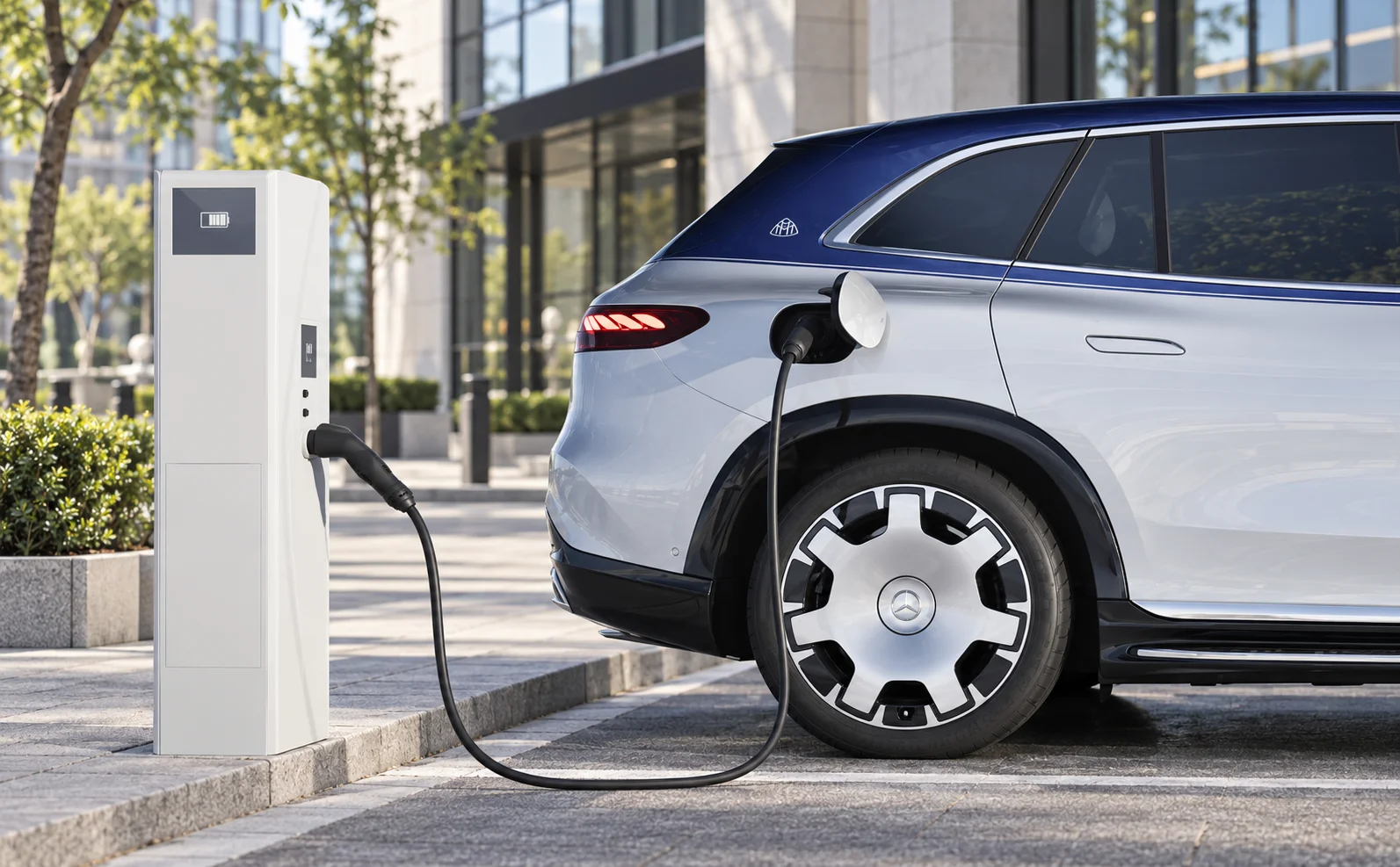 Mercedes benz maybach 200kW DC fast charging support
