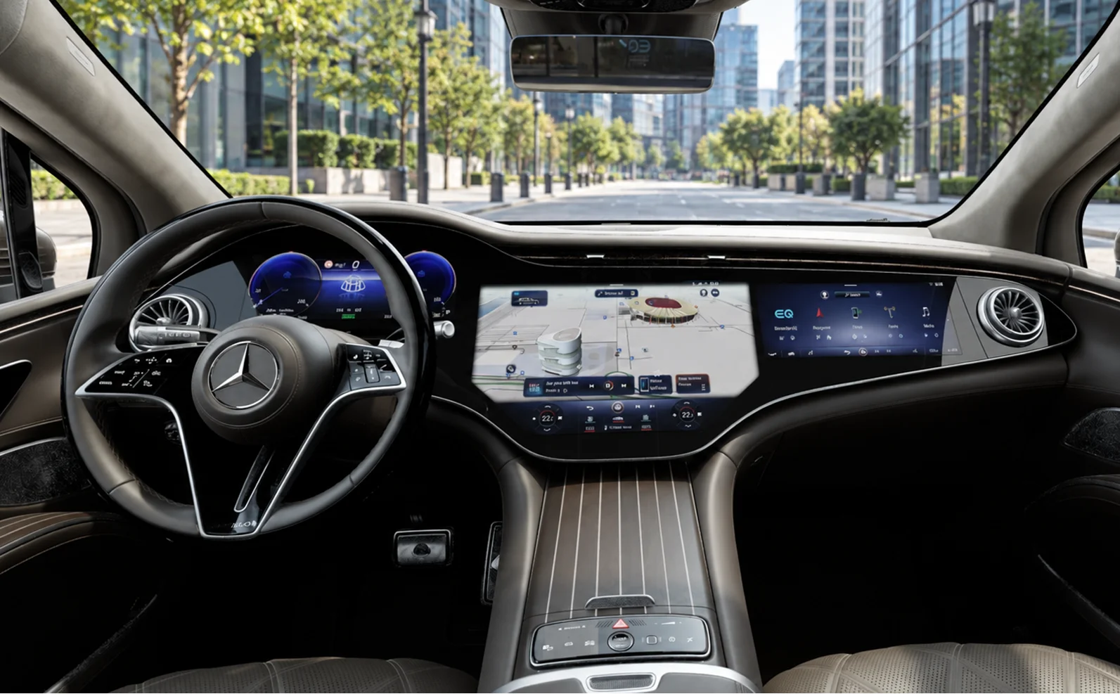 Mercedes benz maybach 56-inch instrument console