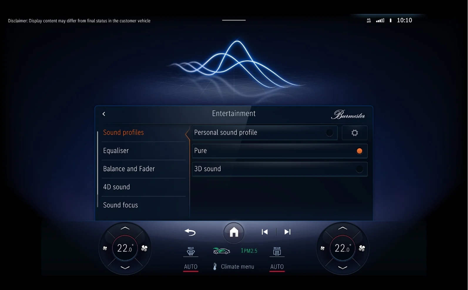 Mercedes benz maybach Burmester 4D sound system