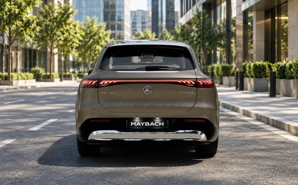 Mercedes benz maybach back side