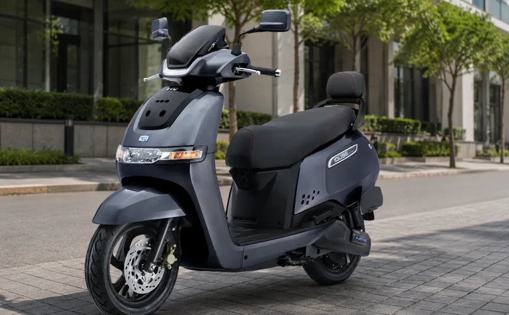 tvs iqube s Mercury Grey