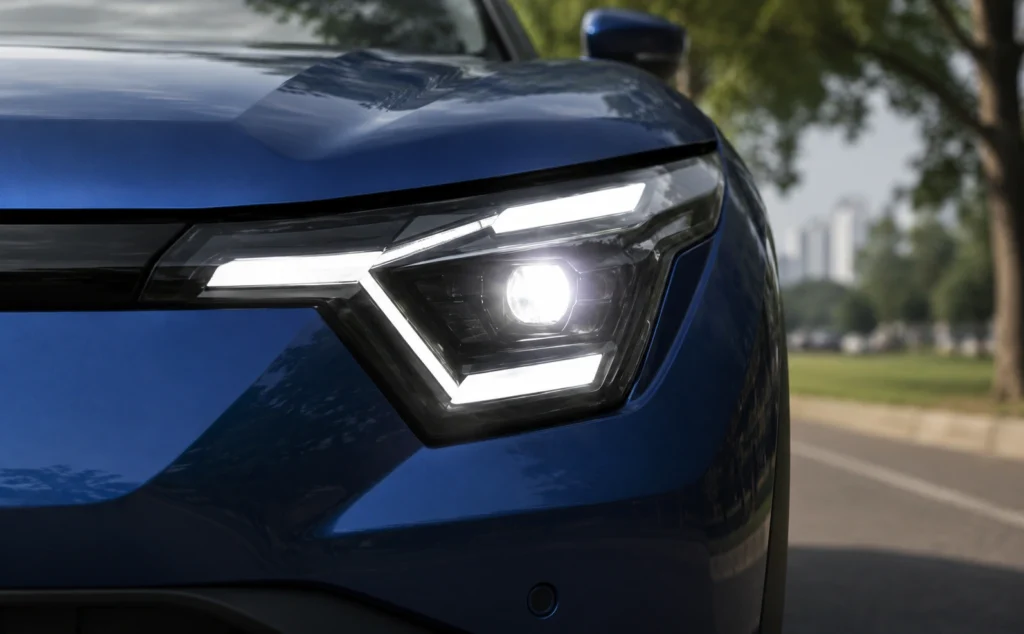 Maruti evitara NEXtré 3-POINT MATRIX LED DRLs WITH LED PROJECTOR HEADLAMP