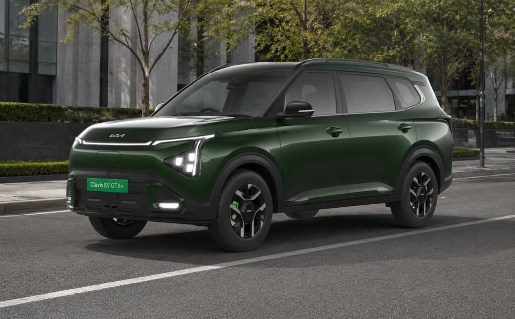 Kia Carens Clavis EV Pewter Olive