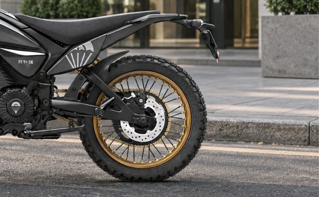 Royal enfield flying fea s6 rear wheel