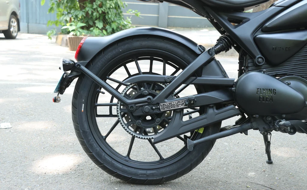 Royal enfield flying flea c6 back wheel