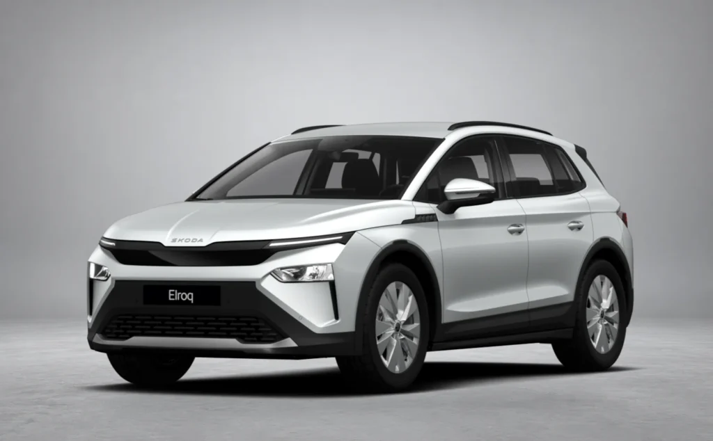 Skoda elroq Metallic Moon White__