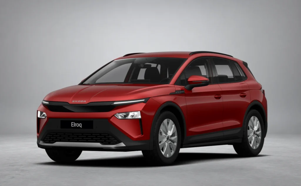 Skoda elroq Metallic Velvet Red__