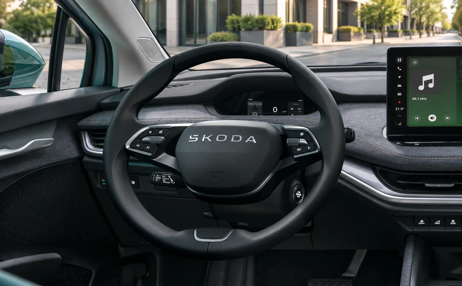 Skoda elroq steering