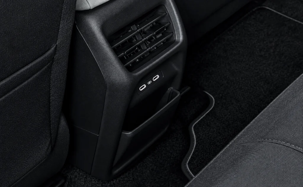 Skoda epiq External USB Type-C data port(s) and charging socket(s) with increased charging power