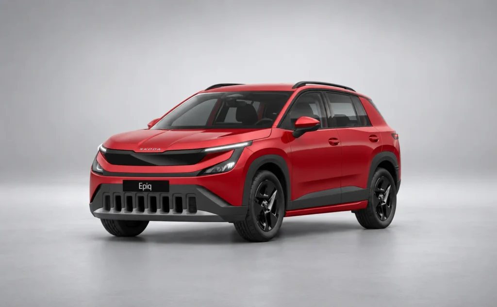 Skoda epiq Metallic Jasper Red__