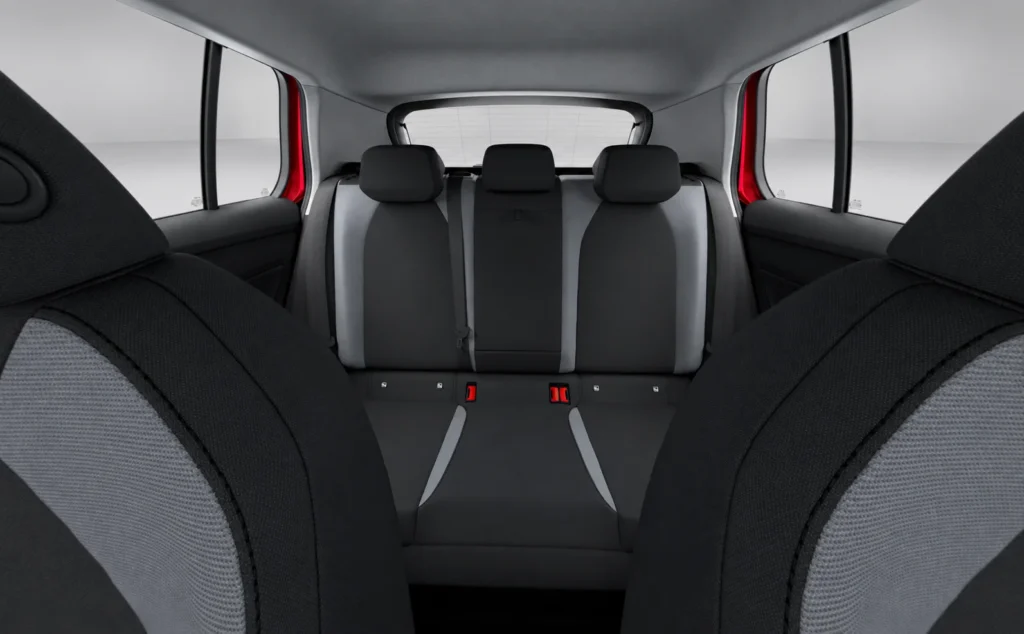 Skoda epiq rear seat