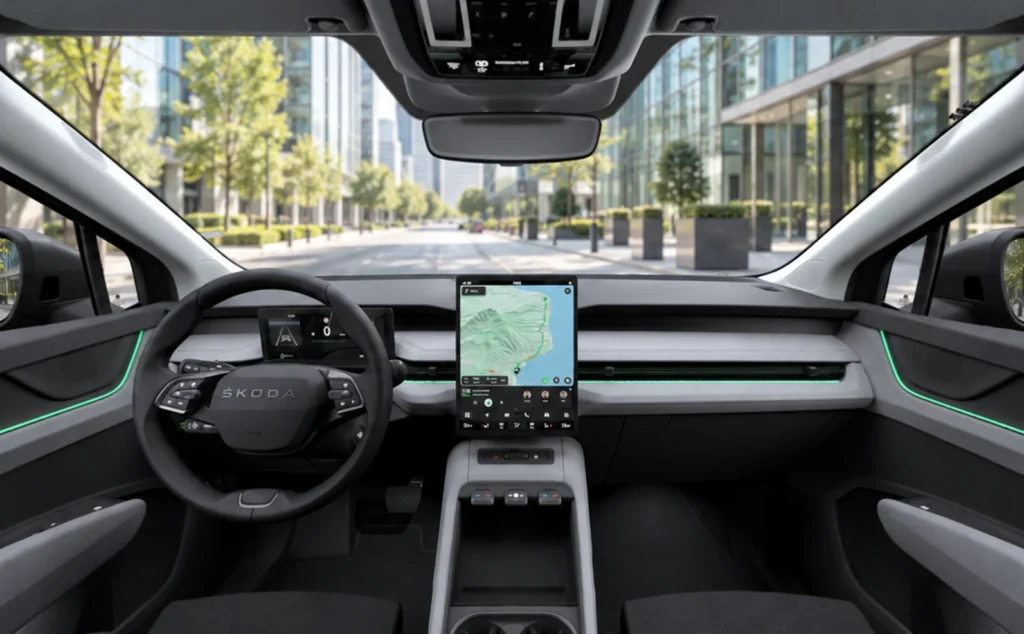 Skoda peaq ev Display