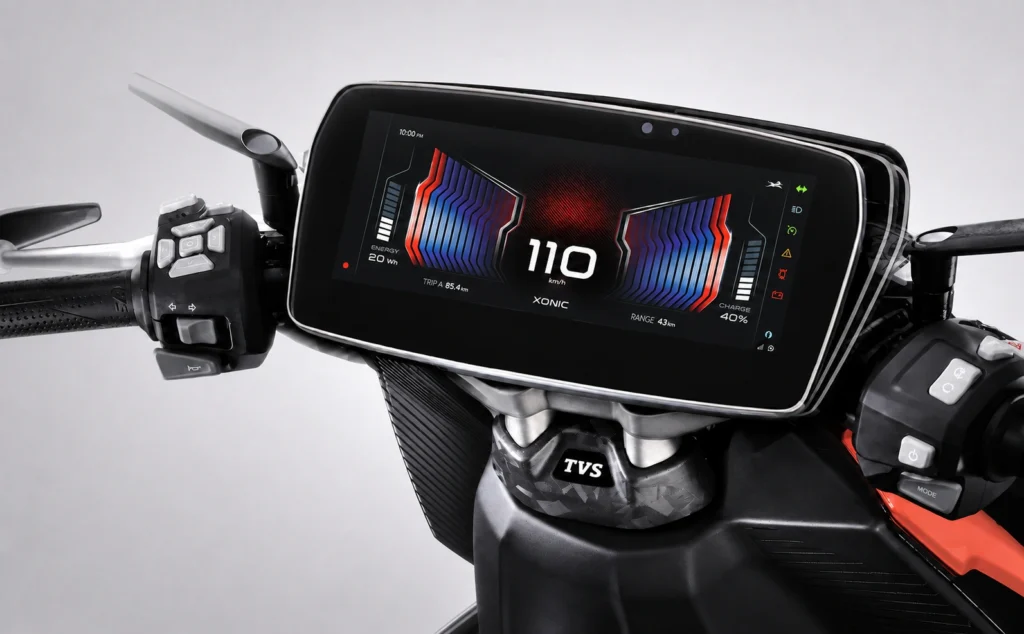 TVS X display