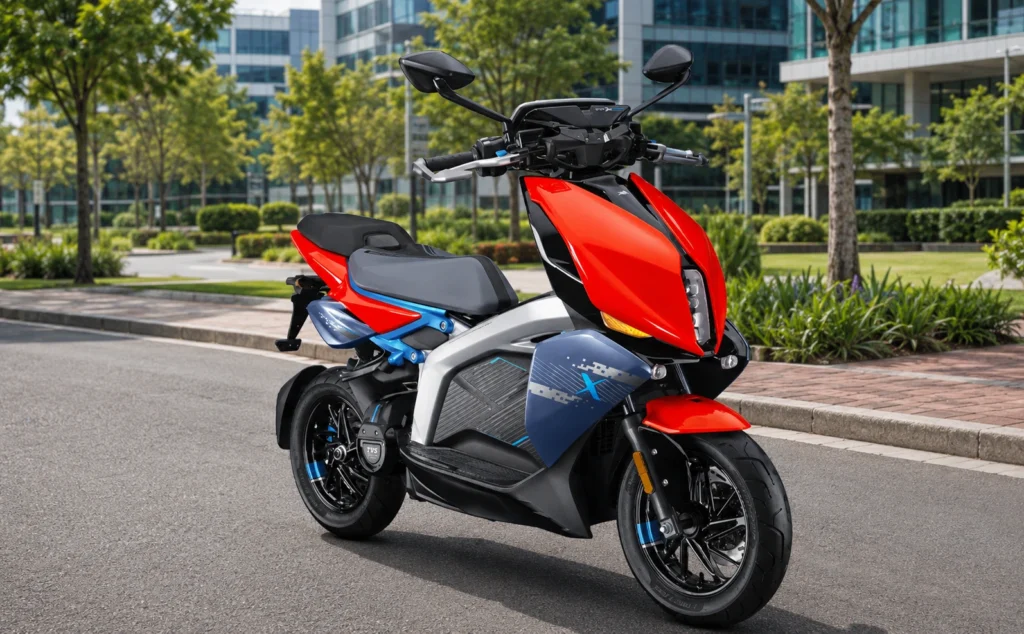 TVS X front right