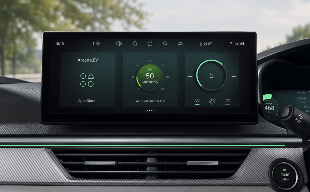 Tata Curvv EV interior images