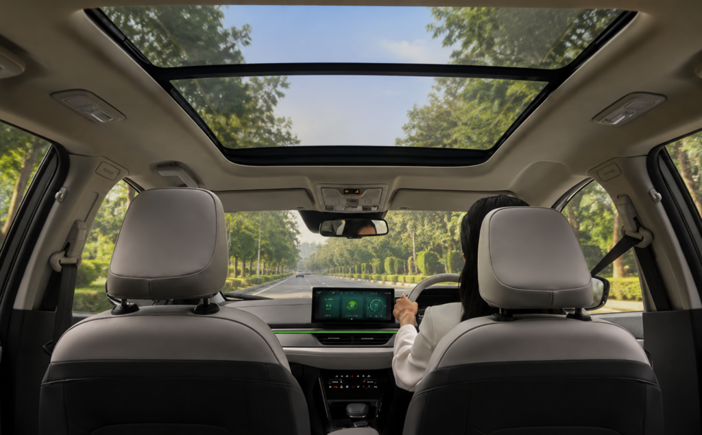 Tata Curvv EV interior images