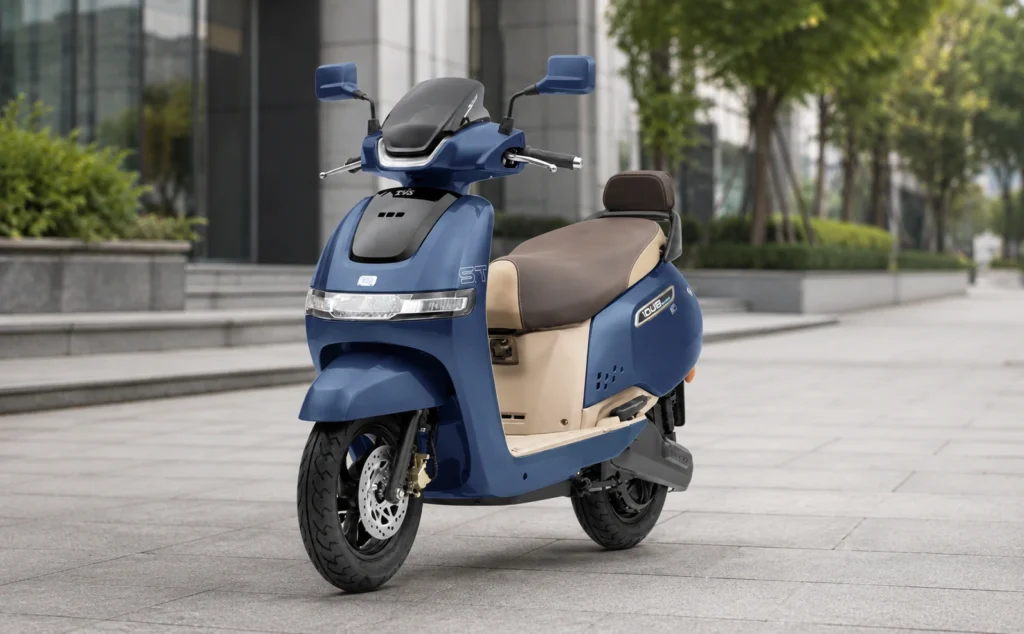 Tvs iqube st Starlight Blue-Beige