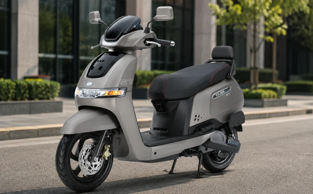 Tvs iqube st Titanium Grey Matte