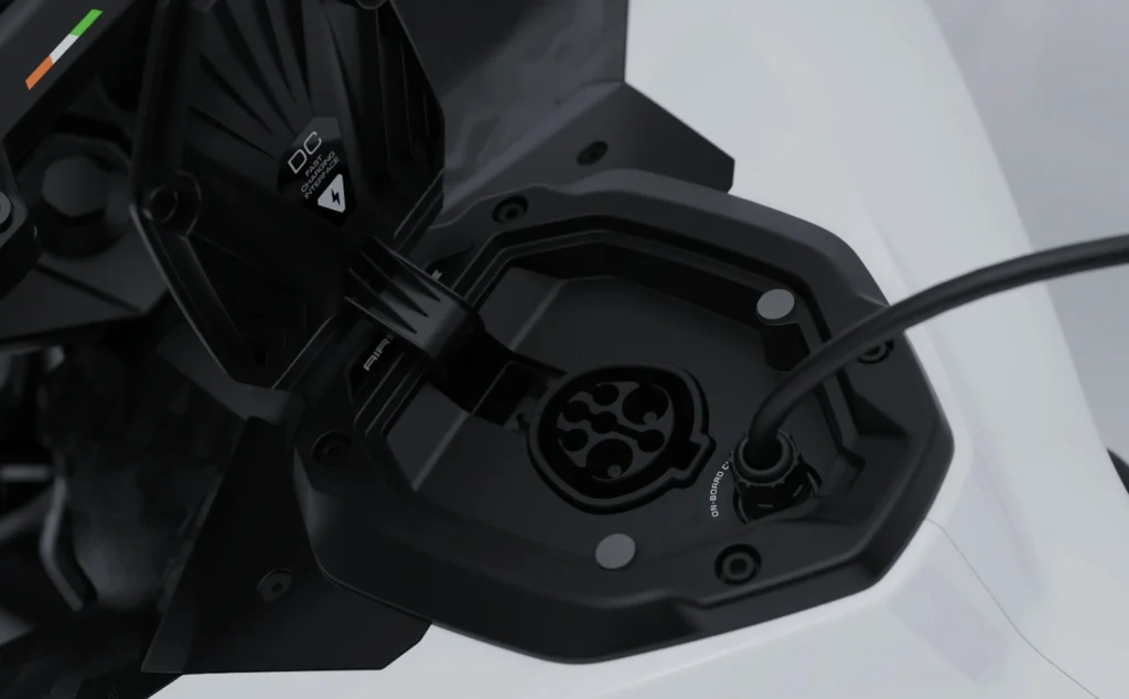 Ultraviolette x47 crossover Charging slot