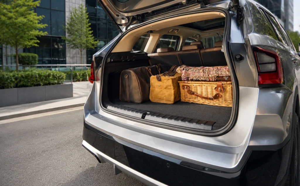 BMW ix1 LWB boot