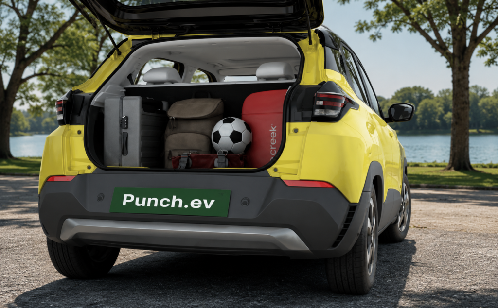 Tata Punch EV boot