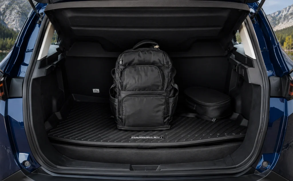 Harrier ev Boot space with bag