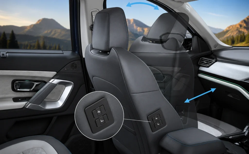 Harrier EV Buttons