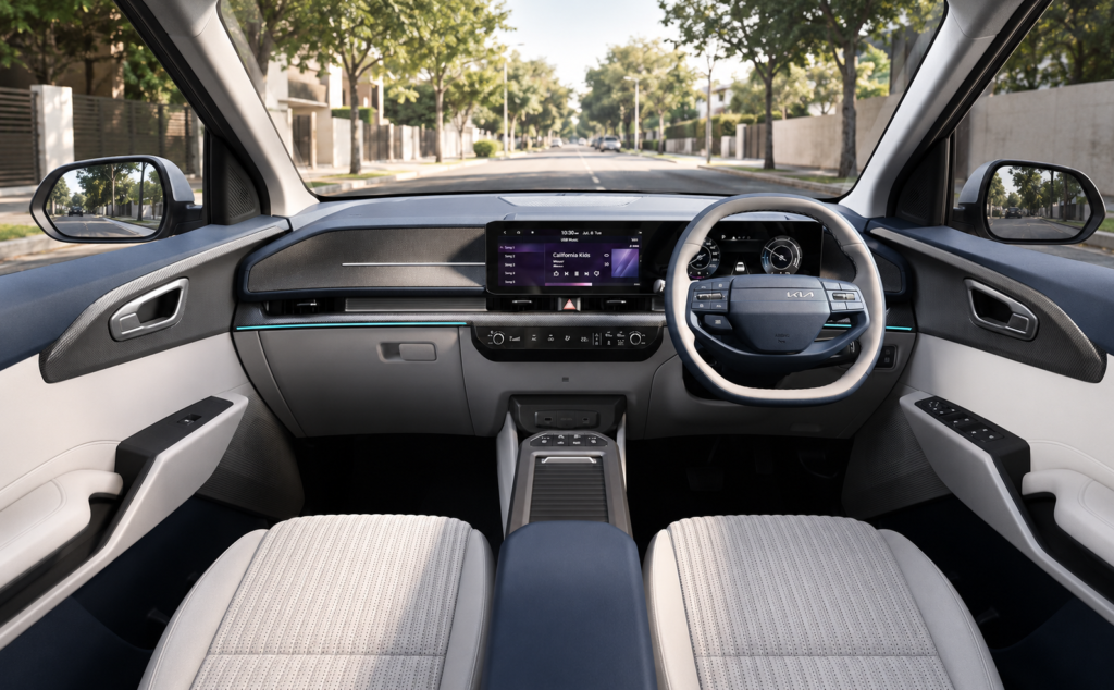 Kia Carens Clavis EV cabin