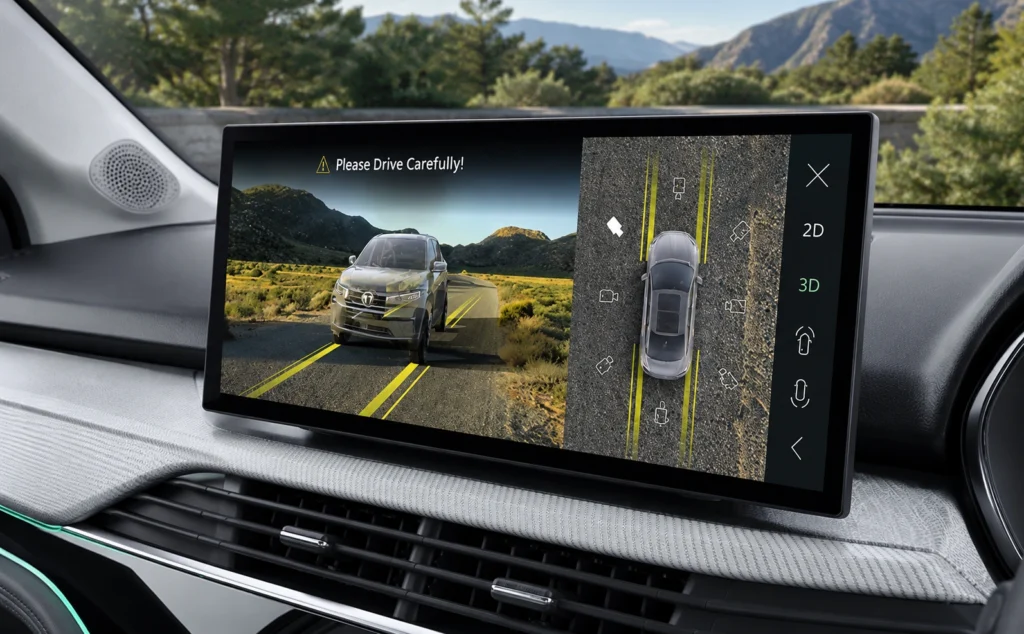 Harrier ev Infotainment