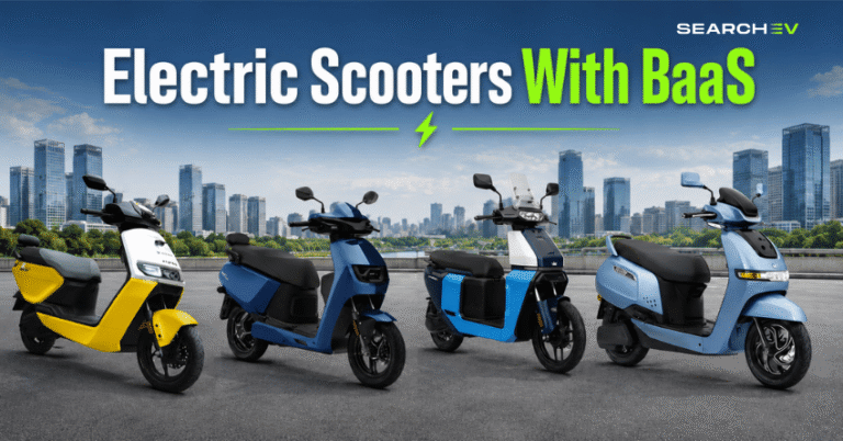 Electric Scooter With BaaS