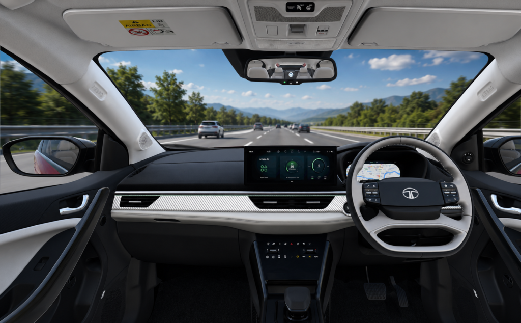 Tata Curvv EV interior images