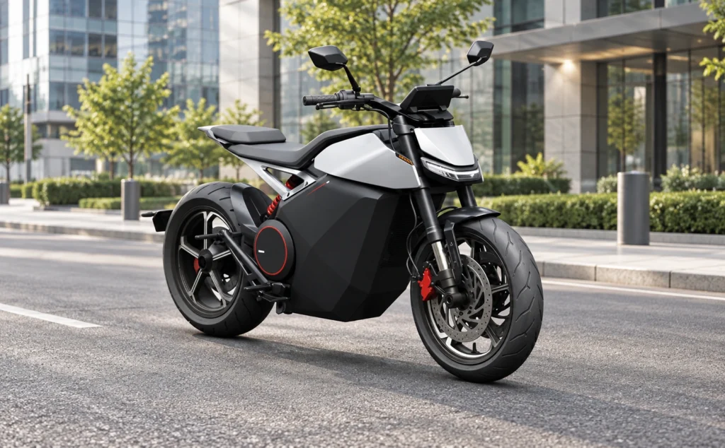ola roadster pro front left side