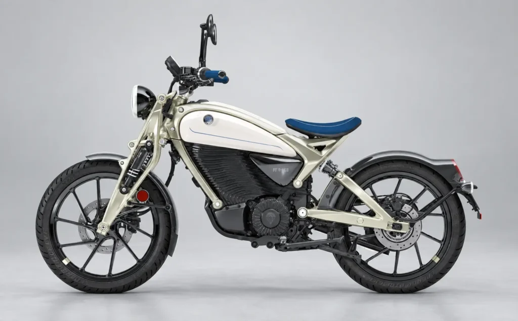 Royal enfield flying flea c6 Parachute white