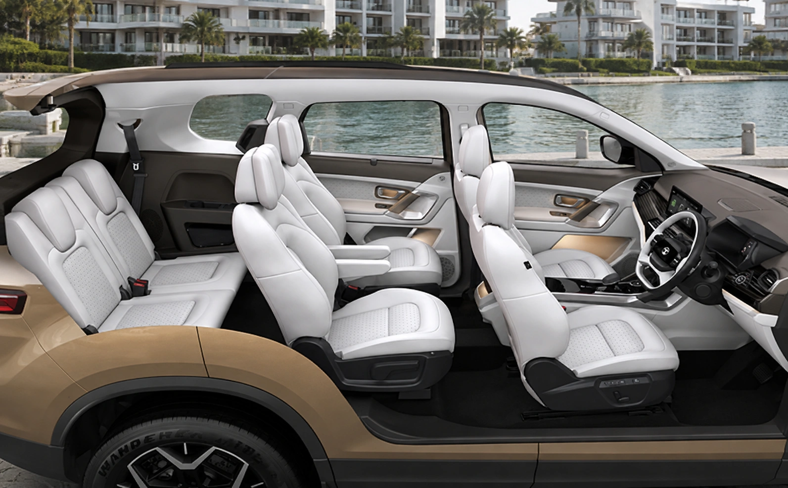 Tata safari ev seats