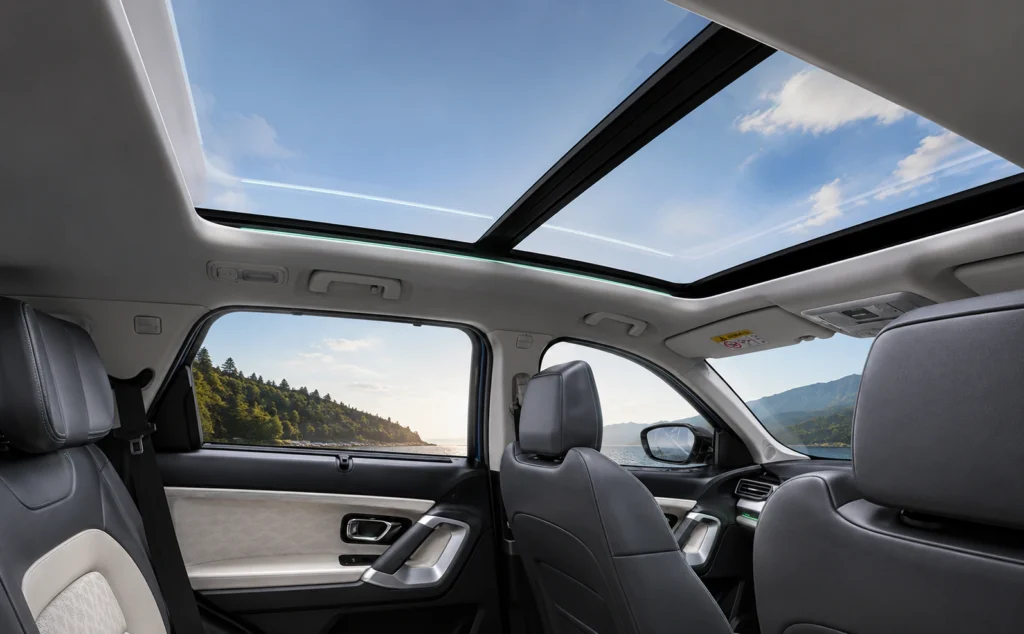 Harrier ev sunroof