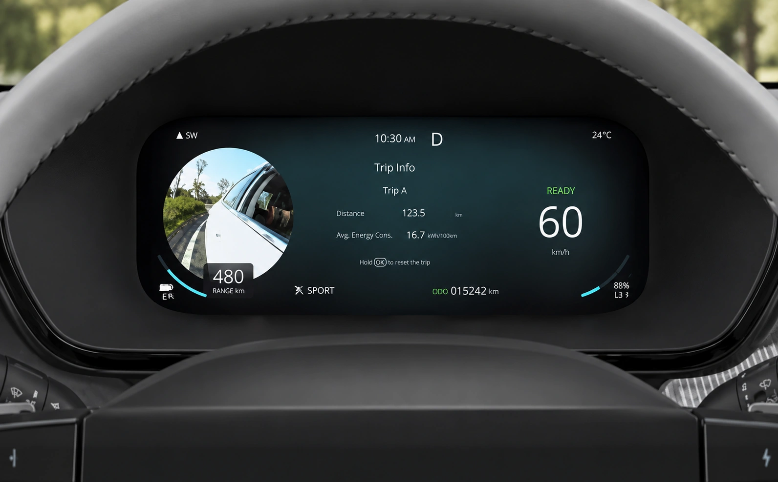 Harrier EV Turn Blind Spot