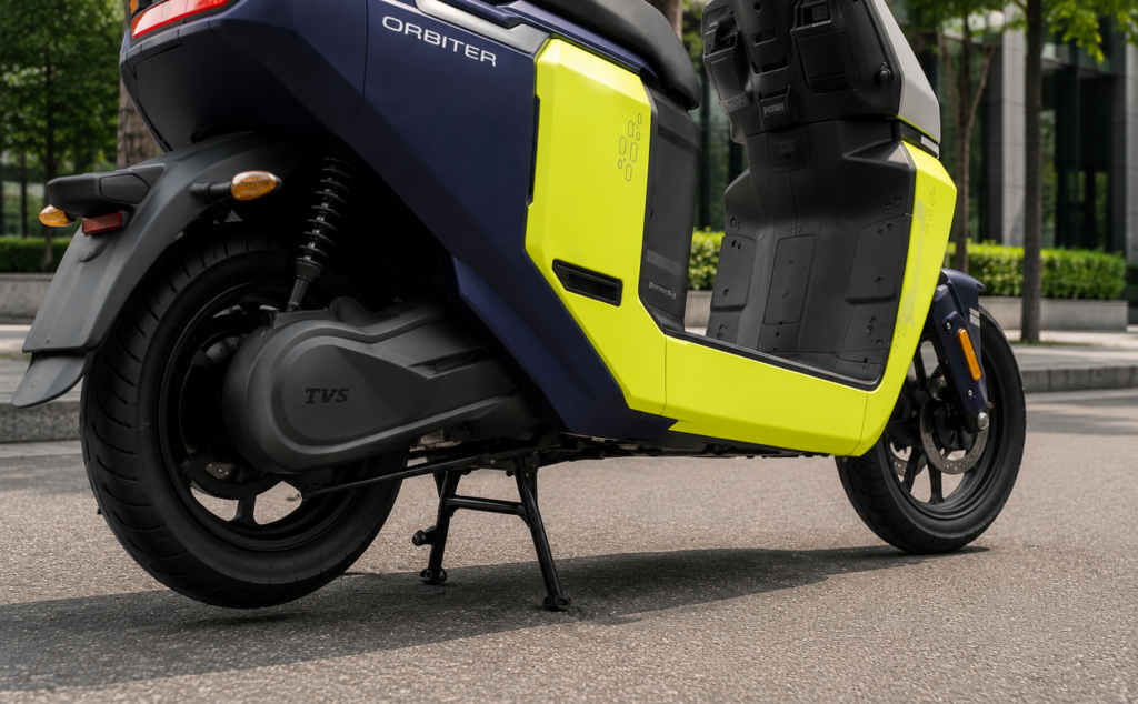 tvs orbiter rear center stand