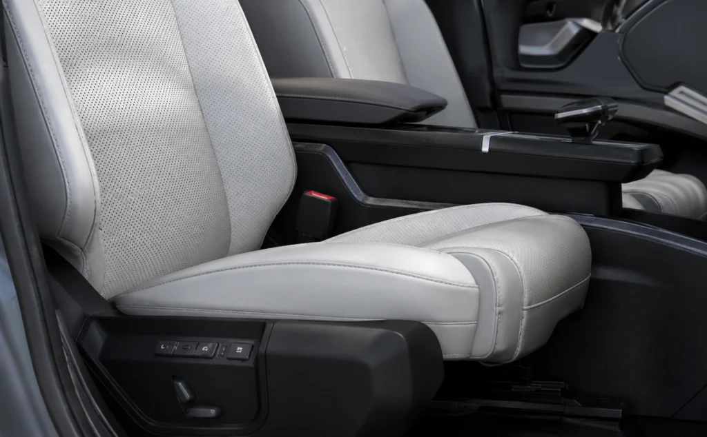 Tata Sierra EV under thigh support