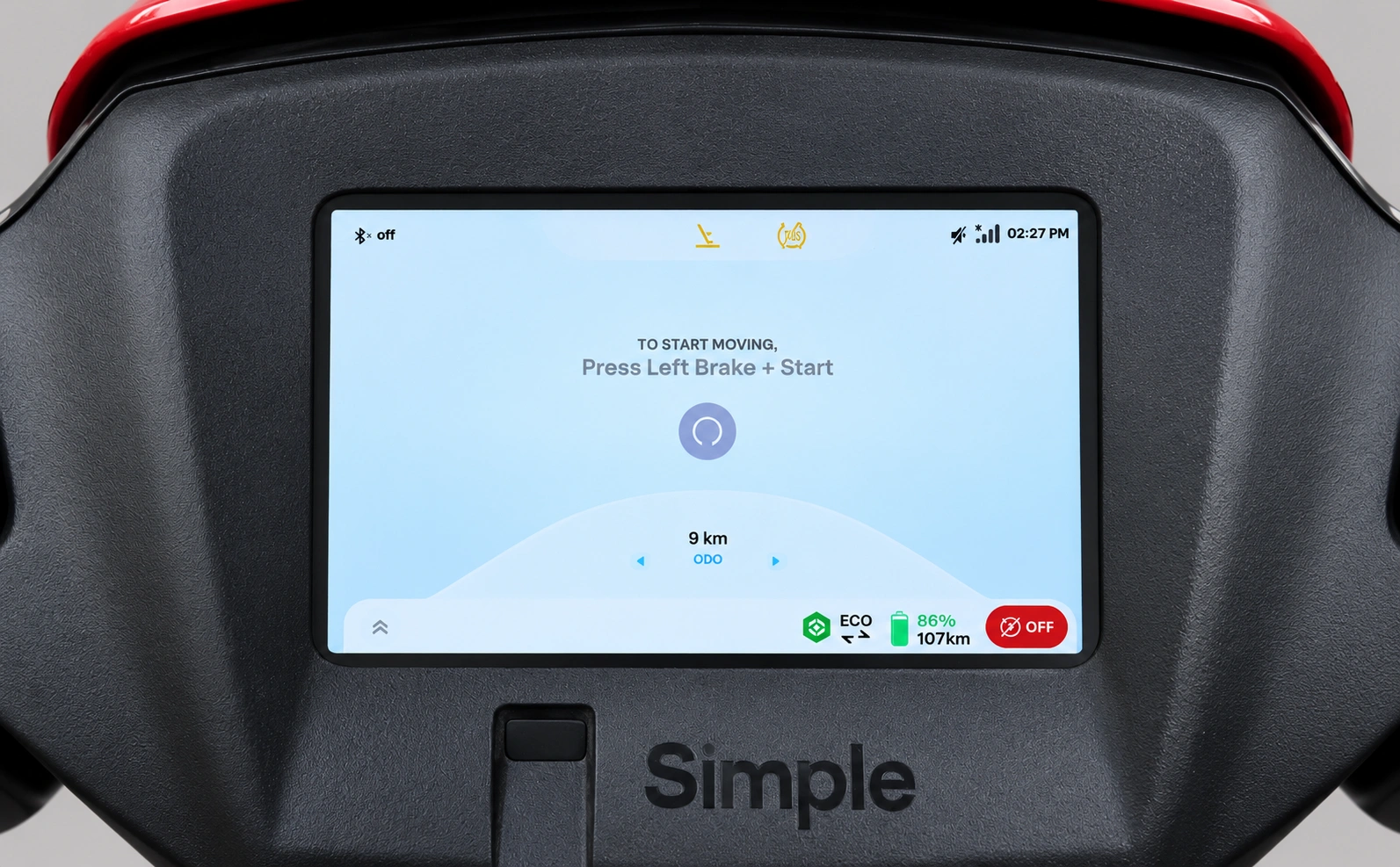 simple wave 7 inch tft display