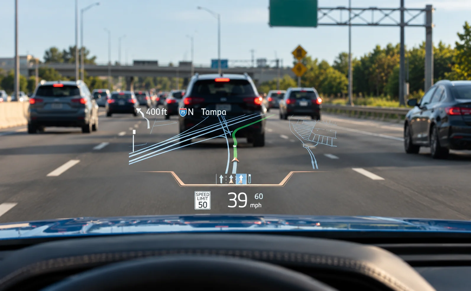 BMW i5 HUD