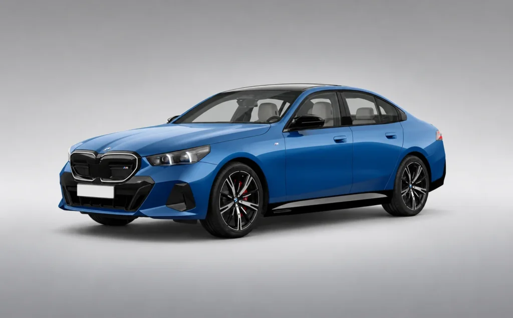 BMW i5 blue