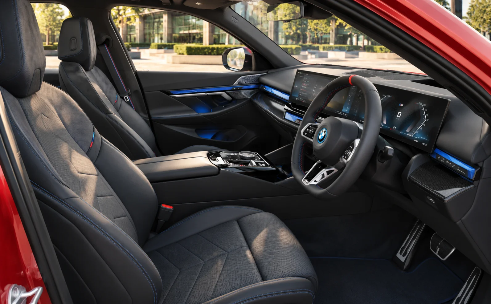 BMW i5 front seats