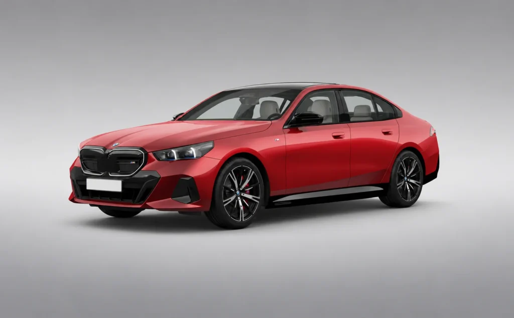BMW i5 red
