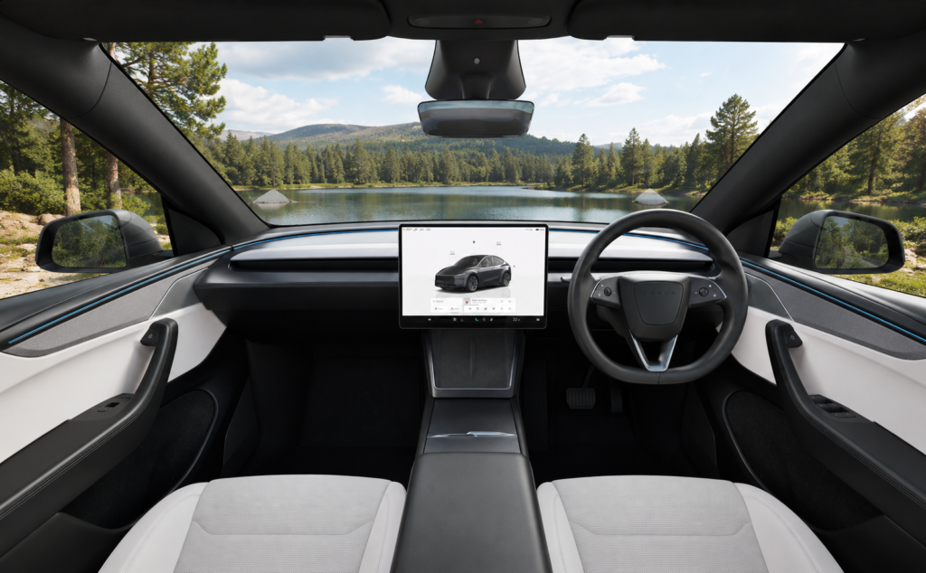 Tesla Model Y interiors - Dashboard