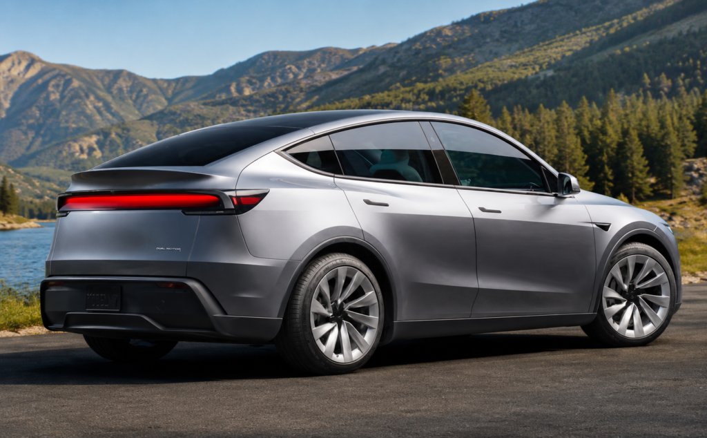 Tesla Model Y exterior - rear back