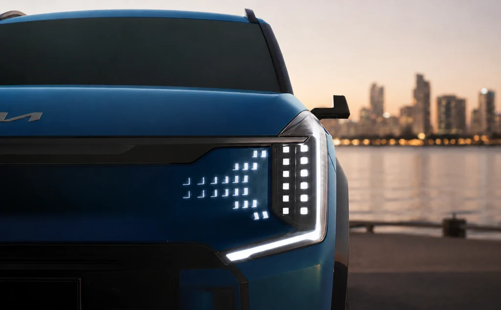 Kia EV9 headlight